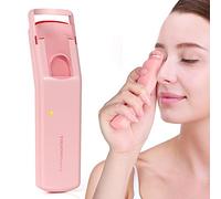TOUCHBeauty - Piegaciglia elettrica riscaldata, professionale con cuscino riscaldante in silicone, 30S, riscaldamento rapido, durevole per 24 ore, leggero per viaggiare