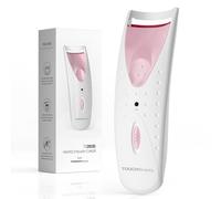 TOUCHBeauty Piegaciglia Elettrico,Piegaciglia Riscaldato,Strumento Professionale per il Trucco con Cuscinetti Riscaldanti Intelligente in Silicone AG-2003AP(Rosa)