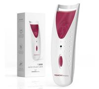 TOUCHBeauty Piegaciglia Elettrico,Piegaciglia Riscaldato,Strumento Professionale per il Trucco con Cuscinetti Riscaldanti Intelligente in Silicone AG-2003A(Rosso)