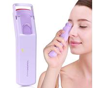 TOUCHBeauty Piegaciglia elettrico riscaldato, piegaciglia professionale con cuscino riscaldante in silicone, riscaldamento rapido 30S, durevole per 24 ore, leggero per viaggiare