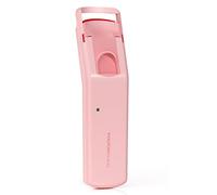 TOUCHBeauty Piegaciglia riscaldato con cuscinetti riscaldanti in silicone, piegaciglia elettrico, controllo della temperatura costante, arricciatura naturale rapida, rosa
