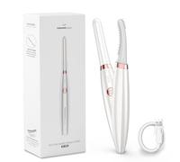 TOUCHBeauty Pinze per ciglia riscaldabili, piegaciglia elettrico USB-C ricaricabile, pettine per ciglia in silicone, avvolgitore per ciglia con 3 modalità di temperatura per tutte le ciglia1859