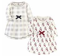 Touched By Nature Bambino Cotone Organico Abiti, Pupazzo Manica Lunga 2-Pack
