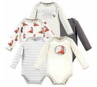 Touched By Nature Biologico Manica Lunga Tuta 5-Pack, Boho Fox