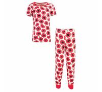 Touched By Nature Cotone Organico Aderenti Manica Corta Top E Pantaloni Pigiama