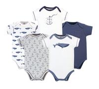 Touched By Nature Cotone Organico Tuta, Blu Balena