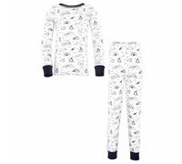 Touched By Nature Taglio Aderente Top Manica Lunga E Pant Set Pigiama, Artico
