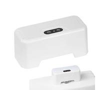 Touchless Auto Toilet Flusher - Sensore di movimento Smart Flushes Kit con | Ricarica | Pulsante esterno a infrarossi, dispositivo sanitario ricaricabile per la maggior parte dei servizi igienici