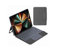 TouchPad Bluetooth Keyboard for iPad Pro 11 (2018/2020/2021)/ Air (2020) with PU Leather Anti-Drop Tablet Protective Cover