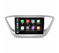 Touchscreen Auto Radio per Hyundai Solaris 2 Verna 2016-2020 Car Radio Bluetooth/Wifi Car Stereo, Controllo Del Volante, Fm Controller Volante Bluetooth, 4 Nucleo 2G+32G