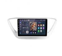 Touchscreen Auto Radio per Hyundai Solaris 2 Verna Accent 2017-2020 Car Radio con Bluetooth Vivavoce, con Hd Touch Screen Supporta Navigazione, Bluetooth, 4 Nucleo 2G+32G