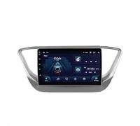 Touchscreen Auto Radio per Hyundai Solaris Verna 2017-2018 Car Radio con Bluetooth Vivavoce, con Hd Touch Screen Supporta Navigazione, Bluetooth, 8 Nucleo 6G+128G