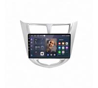 Touchscreen Auto Radio per Hyundai Solaris Verna Accent 1 2010-2016 Car Radio con Bluetooth Vivavoce, con Hd Touch Screen Supporta Navigazione, Bluetooth, 4 Nucleo 4G+64G