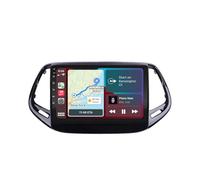 Touchscreen Auto Radio per Jeep Compass 2017 2018 Car Radio Bluetooth/Wifi Car Stereo, Controllo Del Volante, Fm Controller Volante Bluetooth, 4 Nucleo 4G+64G