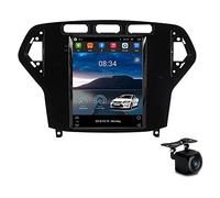 Touchscreen Autoradio Android 12 schermo touch verticale da 9,7 pollici per Ford Mondeo 2007-2010 navigazione GPS telecamera di retromarcia HD controllo del volante Bluetooth