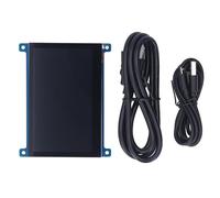 Touchscreen Capacitivo per RPi, Display Portatile con Interfaccia Multimediale HD 800x480 con Regolazione della luminosità PWM, Compatibile con per, Ideale per L'intrattenimento