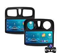 Touchscreen da 10,25" per Renault Logan 2 2012-2019/Sandero, Carplay wireless, Android Auto, navigazione GPS, Bluetooth, 4G 2+32, nero - Aggiornamento stereo per auto premium