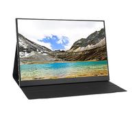 Touchscreen per Monitor Portatile 2K, Touch Screen HD IPS da 14 Pollici Staffa per Monitor HDR Tipo C Integrata, Visualizzazione Completa a 178 °, Supporto per Schermo Diviso per