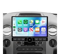 Touchscreen QLED con aggiornamento stereo per auto Ford F150 2004-2008 | Sostituzione da 10,1 pollici Wireless Carplay Android Auto USB Navigazione GPS 5Ghz WiFi FM/RDS SWC Telecamera di backup