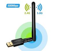 TouchSKY Chiavetta WiFi 1200Mpbs, Adattatore USB 3.0 WiFi, Dual Band Wireless Adapter WiFi con Antenna 5dBi (300Mbps/2.4GHZ, 867Mbps/5.8GHZ) 802.11ac, per Windows XP/Vista/7/8/10, Linx2.6X; Mac OS X