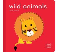 TouchThinkLearn: Wild Animals: (childrens Books Ages 1-3, Interactive Books for Toddlers, Board Books for Toddlers)