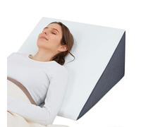 Touchutopia Cuscino a cuneo per dormire, 30,5 cm, 61 cm, 61 cm, con parte superiore in memory foam, supporto elevato, cuscino a cuneo rimovibile e lavabile