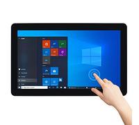 TouchWo PC industriale touch screen All-in-One da 23,8", Intel i5, 4 GB di RAM, SSD 128 G, 16:9 FHD 1080P, Windows 10, Smart Board per aule, riunioni e giochi, USB, VGA e monitor HD-MI