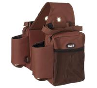 Tough 1 Nylon Water Bottle/Gear Carrier Saddle Bag, Brown