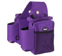 Tough 1 Nylon Water Bottle/Gear Carrier Saddle Bag, Purple