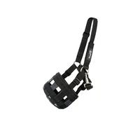 Tough 1 Poly/Nylon Grazing Muzzle Pony con Cavezza, Nero
