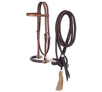 Tough 1 Royal King - Testiera a frontalino Bosal/in corda di cotone, olio chiaro