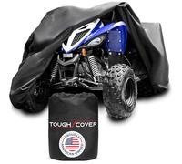 Tough Cover Copertura per ATV Basic Edition, in tessuto resistente 210D, per Kawasaki, Honda, Polaris, Yamaha, ecc. Protezione contro acqua, vento, UV, accessori per 4 ruote (nero)