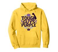 Tough Guys Purple: Dichiarazione audace per Uomini sicuri di sé Felpa con Cappuccio, Unisex per Adulti, Limone, XL