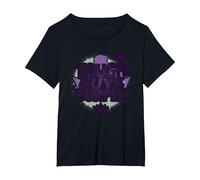 Tough Guys Purple: Dichiarazione audace per Uomini sicuri di sé Maglietta, Donna Plus-Size, Nero, 3X