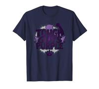 Tough Guys Purple: Dichiarazione audace per Uomini sicuri di sé Maglietta, Uomo, Navy, 4XL
