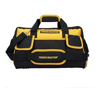 Tough Master TM-TB0216 - Borsa per attrezzi da 40,6 cm, con 8 tasche esterne e 19 interne laterali con cinghia