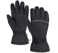 Tough Outdoors Guanti da Sci - Guanti Invernali Caldi da Neve e Snowboard - Guanti Termici e Impermeabili per Uomo e Donna - Regolabili e Antivento - Taglie da XS a XL