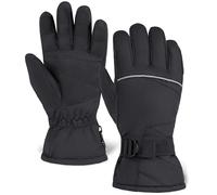 Tough Outdoors Guanti da Sci - Guanti Invernali Caldi da Neve e Snowboard - Guanti Termici e Impermeabili per Uomo e Donna - Regolabili e Antivento - Taglie da XS a XL