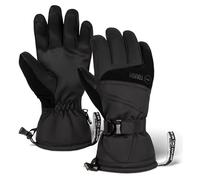 Tough Outdoors Guanti invernali, guanti da sci impermeabili per donne e uomini, caldi guanti da snowboard da donna e uomo, isolati, termici, per sci, snowboard, tempo freddo, guanti da neve, taglia XL