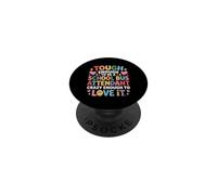 Tough School Bus Attendant Crazy Enough to Love It - PopSockets PopGrip Adesivo