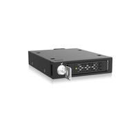 ToughArmor MB601V5K-B - Alloggiamento rack mobile U.2/U.3 NVMe SSD PCIe 5.0 da 2,5" per alloggiamento esterno da 3,5" (1 x MCIO 4i SFF-TA-1016)