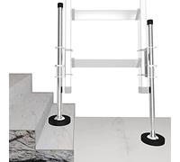 TOUGHER Coppia di livellatori per scale, accessori per scale per lavorare sulle scale, livellatore regolabile per piattaforma stabile e livello del suolo per tutte le superfici, versione standard