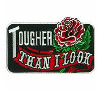 Tougher Than I Guardare Alto Filo Cucire Termoadesivo Calore Sigillato Supporto