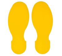 Toughstripe - Pennarello a impronte, 88,90 x 254 x 254 mm, confezione da 5, colore: Giallo