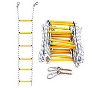 Touguqing Antincendio di Emergenza 10M Scala di Sicurezza Antiscivolo con Corda Morbida e Ganci Veloce da Distribuire Facile da Usare per Bambini e Adulti(Size:3m)