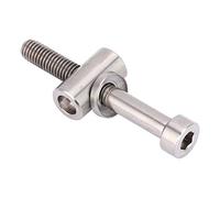 TOUISEDGI M5x30/35/40mm Titanium Alloy Bike Seatpost Screw CNC Precision Firm Connection Multiple Size Bolt DIY Replacement Parts (M5x40)