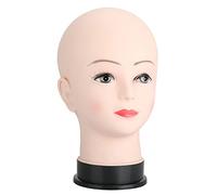 TOUISEDGI Mannequin Head Massage Makeup Practice Head Model Cosmetology Training Display PVC