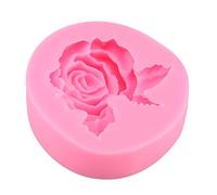TOUISEDGI Silicone Cake Fondant Chocolate Molds Decorating Tool Baking Accessory for DIY Making Rose Red