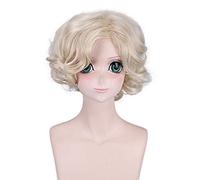 Touken Ranbu online Gokotai parrucca riccia corta costume cosplay resistente al calore capelli sintetici uomo donna parrucche PL-573