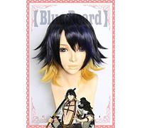 Touken Ranbu Online Nagasone Kotetsu Parrucche Cosplay Colore misto Parrucca sintetica resistente al calore corta + Protezione parrucca gratuita